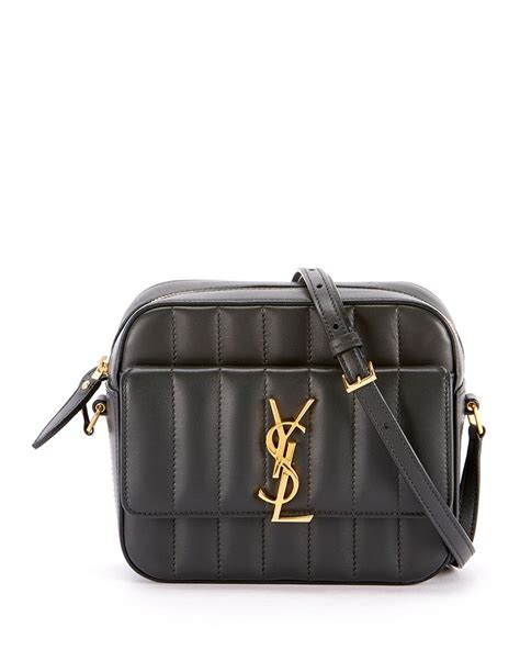 ysl vicky medium camera bag|Saint Laurent Vicky Medium YSL Monogram Quilted Camera Bag.